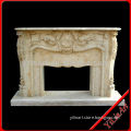 French Sytel Modern Limestone Fireplace Mantel YL-B055